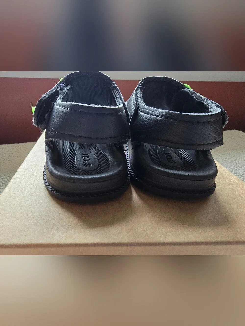 SPORT Kids Slip On With Velcro Ankle Strap
